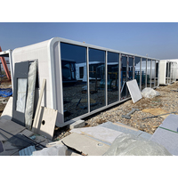 Cabane mobile en acier moderne pour la maison, structure écologique en forme de capsule, idéale pour jardin, location à court terme