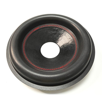 Kit d'accessoires pour haut-parleur de subwoofer VCID de 12 pouces (2,5 pouces) avec cône rouge cousu