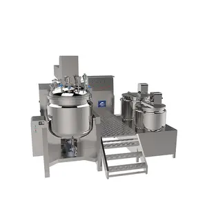 Full Automatic Vacuum Emulsifying Electrical Toothpaste Machine Mixing Tank Make Machine cosmetics production equipment