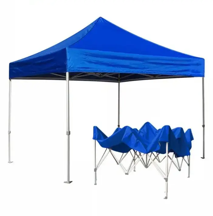 Logo düğün çadırları ile 3x3 katlanabilir çadır açık su geçirmez sergi çadırları