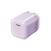 Chargeur de téléphone portable universel à port unique USB-C PD PPS Super Rapide Gan 45W pour Apple iPhone Samsung Xiaomi Mi Redmi Realme