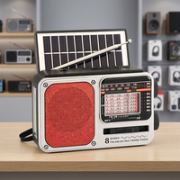 Radio Linterna Solar Inalámbrica Multibanda para Exteriores y Hogar, Gran Venta
