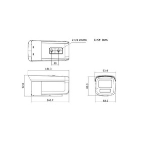   กล้องวงจรปิดเน็ตเวิร์ค 6MP สีเต็มรูปแบบ ระบบ IP66 PoE สำหรับภายนอกอาคาร - Product Image 4