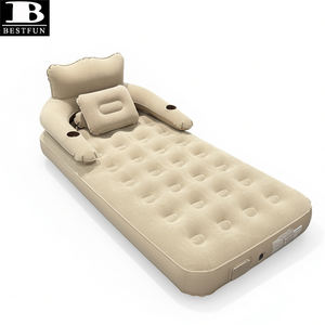Matelas pneumatique multifonctionnel 3-en-1, portable, <span class=keywords><strong>empilable</strong></span>, connectable, <span class=keywords><strong>lit</strong></span> d'air double pour 4 personnes, pour le camping en plein air, pour les invités - Product Image 4