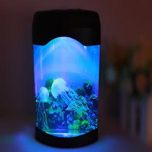 Zee Water Lamp Slaapkamer Mood Night Light Kleur Veranderende Kwallen Jelly Fish Tank <span class=keywords><strong>Aquarium</strong></span> - Product Image 5