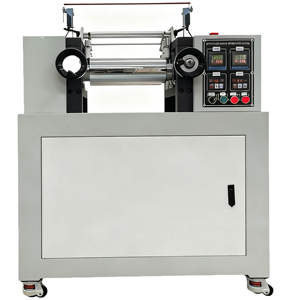 Xihua 380V Mesin Penggiling Dua Rol Rasio Dapat Diatur Rol Berpemanas Keamanan Tinggi Pengoperasian Mudah Garansi 1 Tahun 450kg Diameter Karet 120mm - Product Image 1