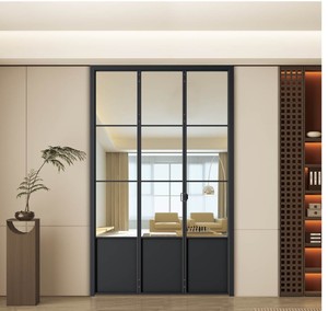 Porta Pieghevole Moderna di Lusso per Interni Villa, con Telaio Sottile e Scorrevole - Product Image 1