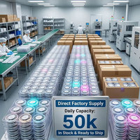 Sous-verre LED en acrylique transparent multicolore lumineux, étanche, qualité export standard, pour canettes de bière et de soda, idéal pour les campagnes publicitaires