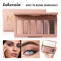 Mini palette de fards à paupières rose pâle, longue tenue, pour un regard éclatant toute la journée, texture mate et scintillante, texture lisse