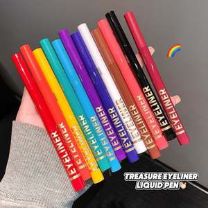 OEM/ODM Eyeliner liquide arc-en-ciel 12 couleurs, imperméable, longue tenue, anti-bavures, DIY, maquillage pour les yeux aux couleurs néon - Product Image 6