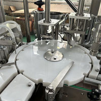 Ligne de remplissage automatique de liquides en bouteille pour l'huile de chanvre, le sérum CBD, l'huile essentielle, machine d'emballage