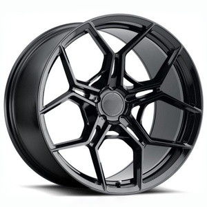 Rines Bku Forjados para Toyota GR Corolla Supra Camry TRD RAV4 CHR <span class=keywords><strong>Sienna</strong></span> <span class=keywords><strong>de</strong></span> 18 Pulgadas ET 45mm, Rines <span class=keywords><strong>de</strong></span> Aleación Cóncavos Negros Personalizados 5x114.3 - Product Image 1