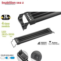 Lampe LED pour aquarium à télécommande, éclairage à spectre complet pour la croissance des poissons, des coraux et des plantes