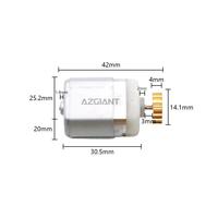 20240 R375226 pour Dacia Logan Duster Sandero loquet de porte automatique côté verrouillage électrique actionneur moteur 16 dents accessoires de voiture