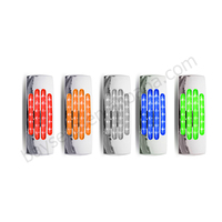 HST-20119 22 LED blanc/ambre/rouge LED feux de position latéraux 12V/24V lampe témoin pour camion piste clignotant frein avertissement