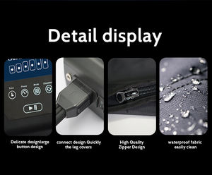 Beinmassage-Erholungsstiefel Pneumatische Luftkompressions-Erholungsstiefel Kabellose Luftkompressionsstiefel für Athleten - Product Image 4