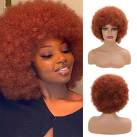 Perruque afro pour femmes africaines, cheveux courts bouclés et volumineux, fabriquée à la machine, style Xuchang, pour l'Europe, l'Amérique et l'Afrique