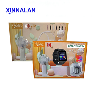 Set Regalo 7-in-1 all'Ingrosso: Smartwatch D96, Auricolari TWS, Ventilatore Portatile e Orologio Sportivo da Polso per Uomo e Donna - Product Image 2
