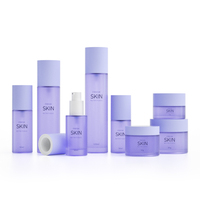 Botol dan toples kaca kosmetik kemasan pompa semprot perawatan kulit lotion bulat kosong mewah 30 50 g 80 g 40 120 ml