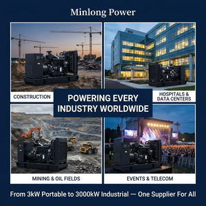 3 Phase <b>Generator</b> 50kw 100kw 150kw 200kw Industrial Heavy Duty Water Cooled Silent Type <b>Power</b> Set - Product Image 5