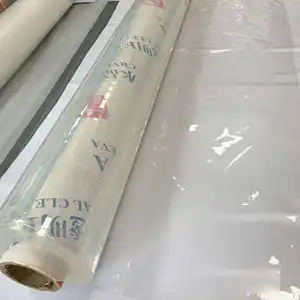 Película de eva ecológica para laminación de vidrio, Rollo transparente, venta directa de fábrica