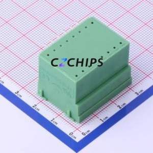 KF2EDGRHM-3.5-2*6P Plug-in Terminal Block Bent Lead Through Hole,P=3.5mm Board-to-Board / Socket Closed Screw Fixing 2x6P 3.5mm - Product Image 2