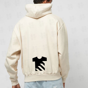 Apparel Manufacturer Wholesale Fashion Relaxed Hooded Sweatshirt Drop Shoulder Thick 450gsm Heavyweight Hoodie Custom Embroidery - Product Image 4