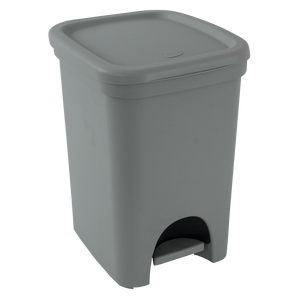 Pedal <b>Bin</b> Lt 18 <b>Grey</b> 320x265x385mm Plastic Waste <b>Bin</b> - Product Image 1