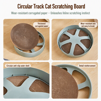 Papan Garukan Kucing Grosir dari Karton Bergelombang, Alas Garukan Kucing yang Tahan Lama, Mainan Garukan Kucing, Tersedia Logo Kustom OEM