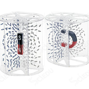 Experimento de Física Líneas magnéticas de fuerza Demostrador de campo magnético equipo educativo de enseñanza laboratorio escolar de Física - Product Image 1