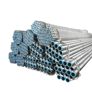 hot dipped 43mm d200 dn20 dn 40 dn50 galvanized round steel pipe astm a53 galvanized seamless pipe 1-1/2" npt sch 4