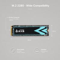 Solid State Drive M.2 NVMe Kapasitas Besar 512GB 1TB 2TB PCIe Gen3x4 2280 Solusi Peningkatan Hard Disk Internal untuk Penyimpanan Data
