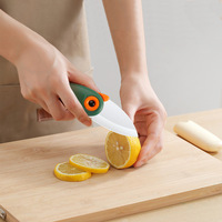 Couteau en céramique pour les chefs et l'industrie alimentaire avec manche en PP et design d'oiseau perroquet pliant pour fruits et cadeaux
