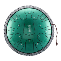 Handwork Hand Pan Steel Tongue Drum Free Gift Percussion Instrument 14''15 Notes
