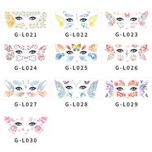 <b>Glitter</b> Freckle Face Temporary Tattoo Stickers Waterproof Long Lasting Fashion Body Art Makeup Decals Custom Designs - Product Image 5