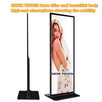 Afficheur publicitaire intelligent LCD FHD intérieur Android Smart WIFI IPS écran tactile support de sol signalisation numérique affiche numérique
