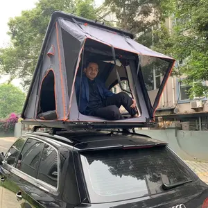 3-4 Personen 4x4 Camping Aluminium Dreieck Harts chale Dachzelt Autodach Zelt