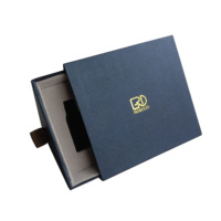 ROGOOD Boîte Cadeau Cosmétique de Luxe à Trois Tiroirs, Extérieur en Papier Spécial, Insert en EVA pour Échantillons de Parfum et Kits de Soins de la Peau P2120