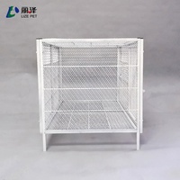 LIZE PET Cage à palettes en acier empilable à usage intensif pour le stockage de palettes à revêtement de poudre Cage à poulet
