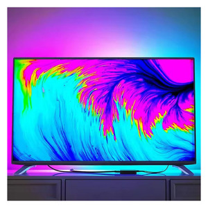 Chất lượng cao thông minh RGB TV đèn nền Sync box wifi <span class=keywords><strong>LED</strong></span> nguồn ánh sáng Nhà trò chơi phòng HDMI TV <span class=keywords><strong>LED</strong></span> Đèn nền dải - Product Image 1