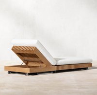 OEM Mobilier de plein air pour hôtel Chaise longue de plage Piscine Patio Chaise longue de plein air