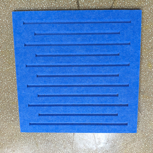 Design moderne Fiabilité Panneau acoustique PET auto-adhésif Insonorisation murale en fibre de polyester souple pour hôtels Graphique - Product Image 6