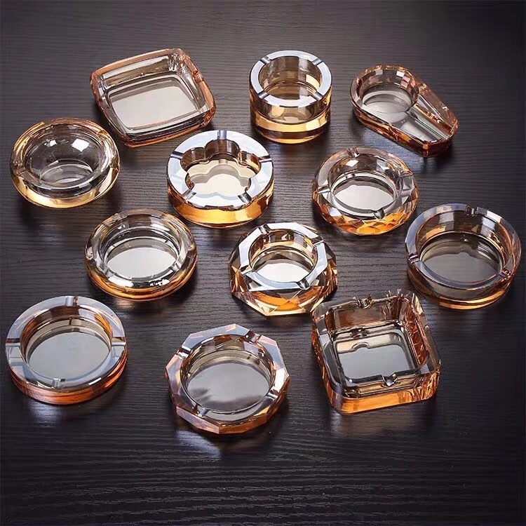 Crystal стекла круглой формы и цвета Custom пепельница Wholesale High Quality