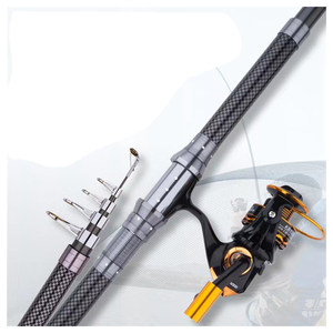 Cannes à pêche en eau salée de mer, cannes à pêche télescopiques lourdes et solides de 2.1m, 2.4m, 2.7m, 3.0m, 3.6m - Product Image 3