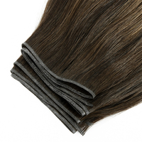 Extensions de cheveux vierges russes blondes 12A, tissage Genius Weft, double trame invisible, cheveux Remy alignés sur les cuticules