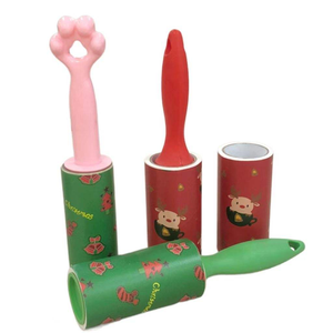 Outil de nettoyage de tapis, 10 à 90 feuilles, 40 feuilles réutilisables, collantes, pour enlever les poils d'animaux, <span class=keywords><strong>recharge</strong></span> portable, rouleau à peluches pour vêtements - Product Image 1