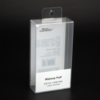 Boîte en plastique PVC transparente pour savon, boîte en plastique Transparent, petite boîte en PVC transparente, emballage en PET, 3 pièces