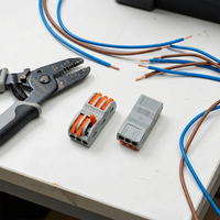 Connecteur de raccordement rapide ZHNL pour câblage électrique, borne compacte 2 ports 32A à insertion rapide pour câblage domestique et industriel