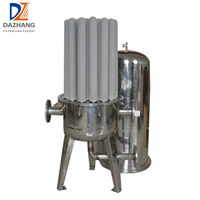 Filter Cartridge DZLX30-5 SUS304, Filter Cairan Presisi Tinggi Industri untuk Pemisahan Padatan Cair, Industri Makanan