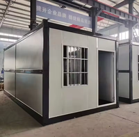 Conteneur pliable en acier de haute qualité de 20 pieds, respirant, taille personnalisée, utilisation portable pour bureaux, fabriqué en Afrique du Sud